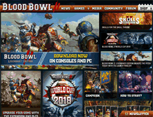 Tablet Screenshot of bloodbowl-game.com