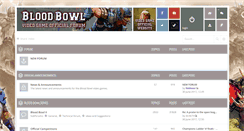 Desktop Screenshot of forum.bloodbowl-game.com